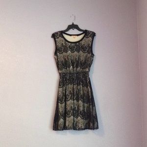 Lacey black dress